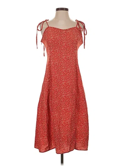 Pre-owned Shein Casual Dress In Red