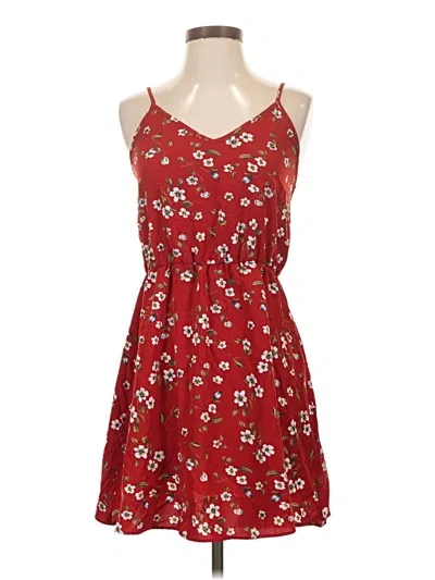 Pre-owned Shein Casual Dress In Red