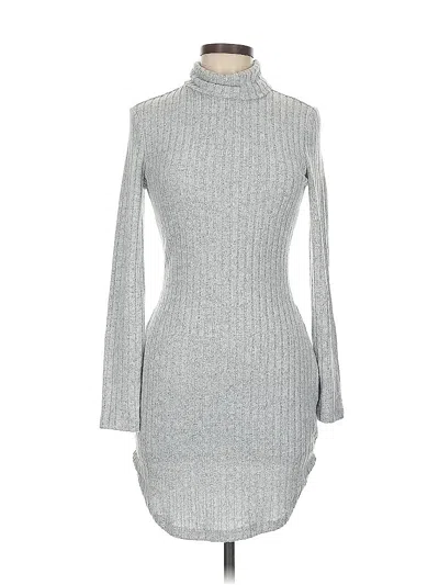 Pre-owned Shein Casual Dress In Silver