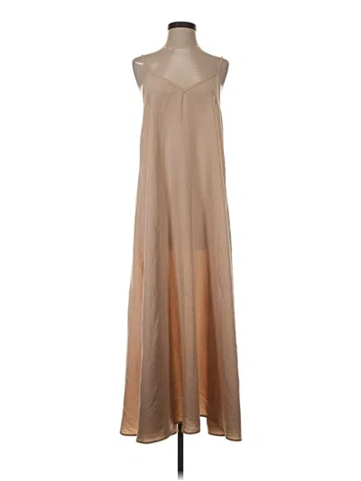 Pre-owned Shein Casual Dress In Tan
