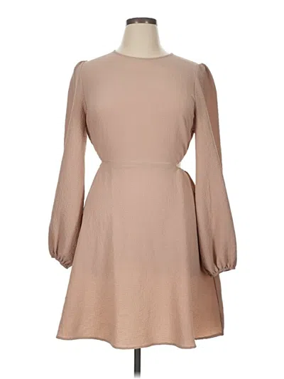 Pre-owned Shein Casual Dress In Tan