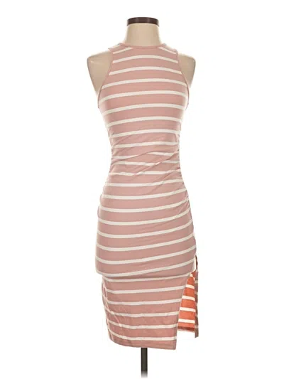 Pre-owned Shein Casual Dress In Tan