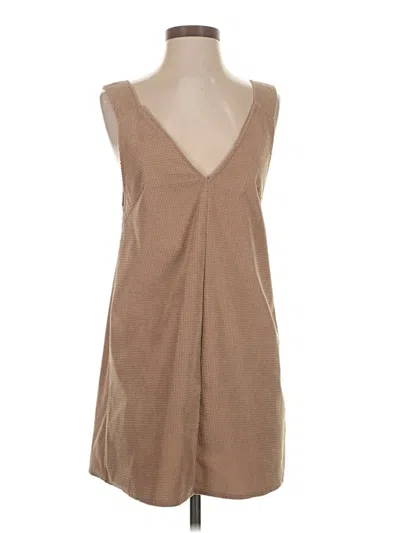 Pre-owned Shein Casual Dress In Tan