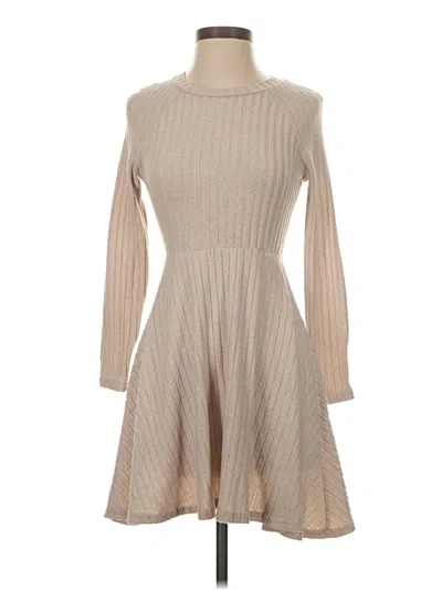 Pre-owned Shein Casual Dress In Tan