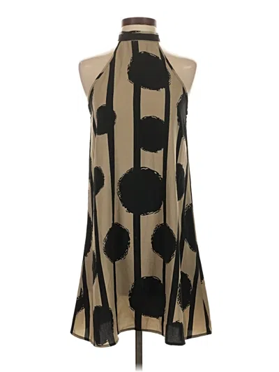 Pre-owned Shein Casual Dress In Tan