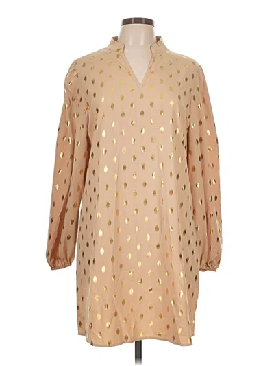 Pre-owned Shein Casual Dress In Tan