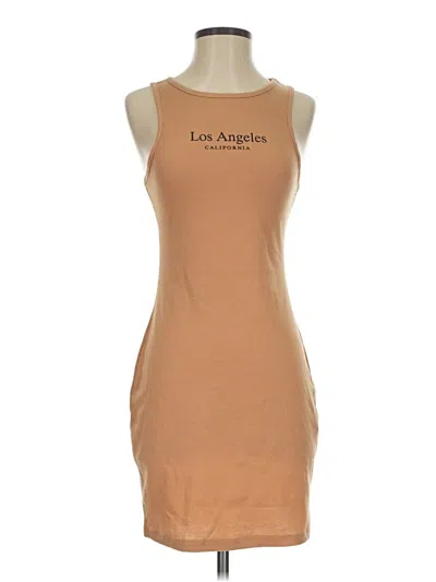 Pre-owned Shein Casual Dress In Tan