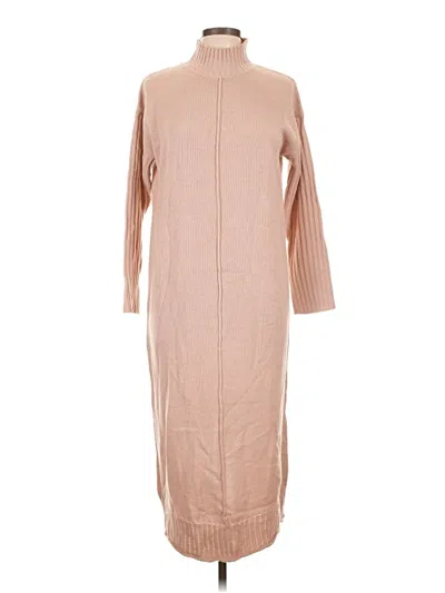 Pre-owned Shein Casual Dress In Tan