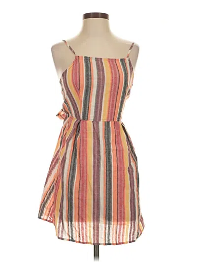 Pre-owned Shein Casual Dress In Tan