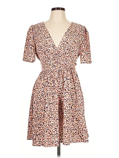 Pre-owned Shein Casual Dress In Tan