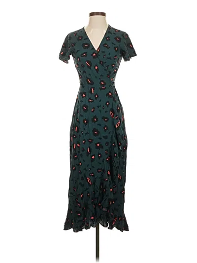 Pre-owned Shein Casual Dress In Teal