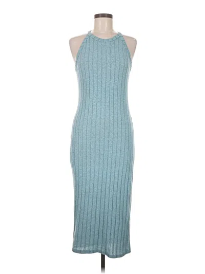 Pre-owned Shein Casual Dress In Teal