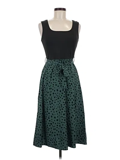 Pre-owned Shein Casual Dress In Teal