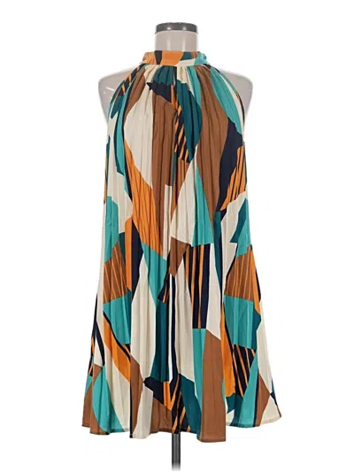 Pre-owned Shein Casual Dress In Teal