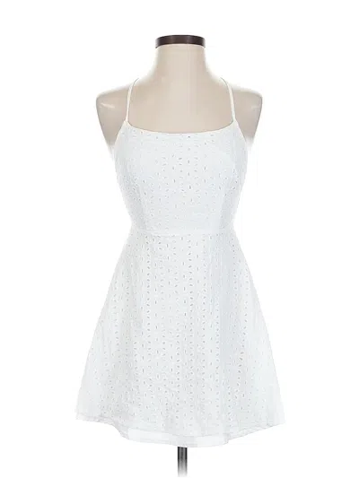 Pre-owned Shein Casual Dress In White
