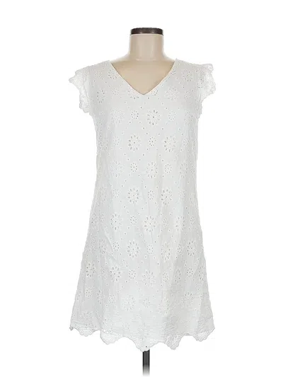 Pre-owned Shein Casual Dress In White
