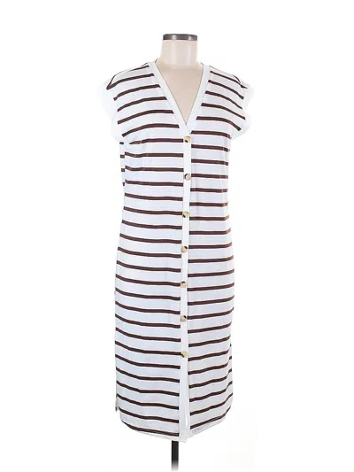 Pre-owned Shein Casual Dress In White