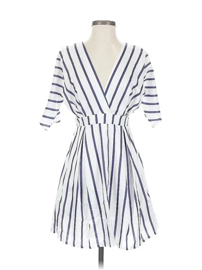 Pre-owned Shein Casual Dress In White