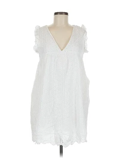 Pre-owned Shein Casual Dress In White