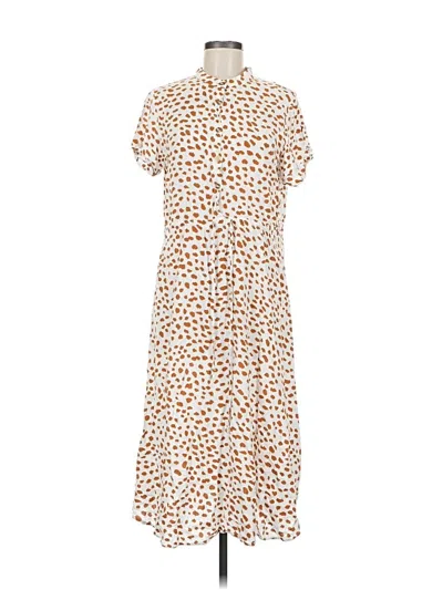 Pre-owned Shein Casual Dress In White