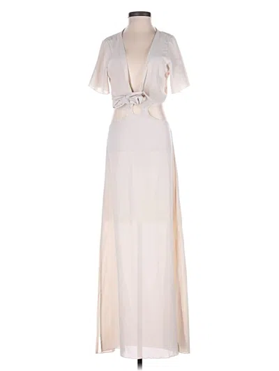 Pre-owned Shein Casual Dress In White