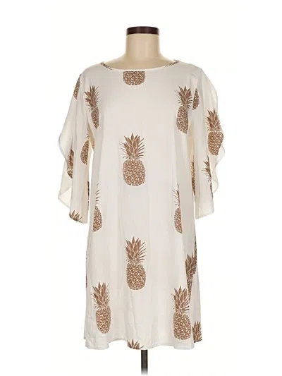 Pre-owned Shein Casual Dress In White