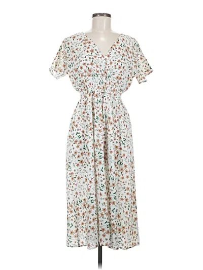 Pre-owned Shein Casual Dress In White
