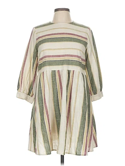 Pre-owned Shein Casual Dress In White