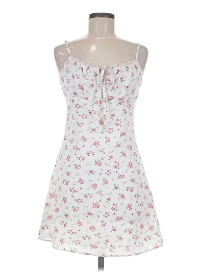 Pre-owned Shein Casual Dress In White