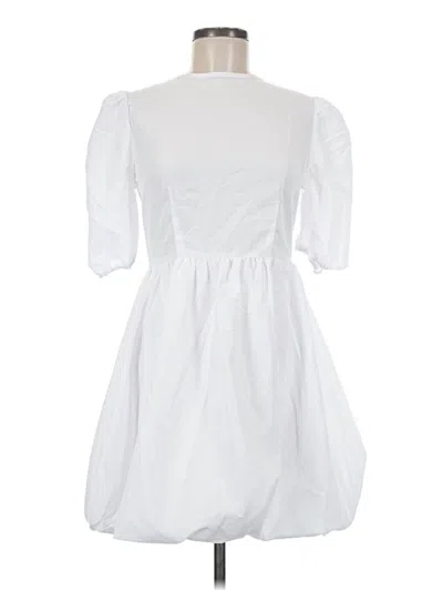Pre-owned Shein Casual Dress In White