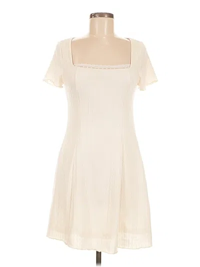 Pre-owned Shein Casual Dress In White
