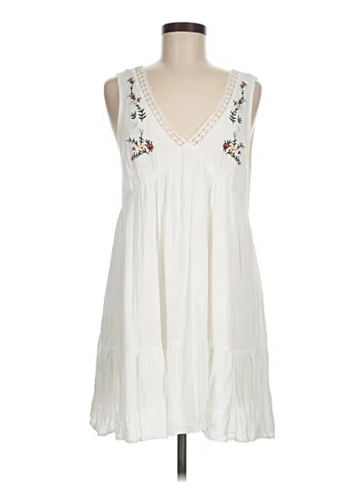 Pre-owned Shein Casual Dress In White