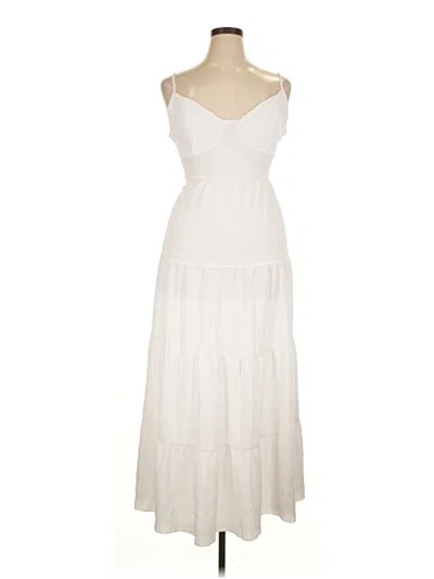 Pre-owned Shein Casual Dress In White