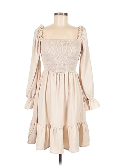 Pre-owned Shein Casual Dress In White