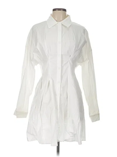 Pre-owned Shein Casual Dress In White