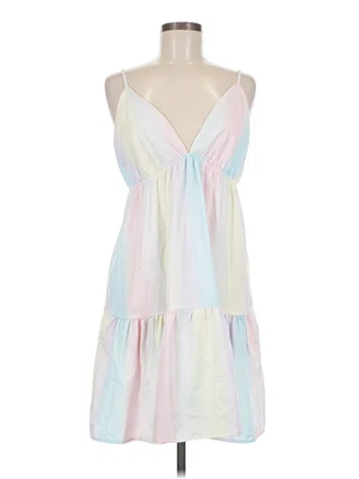 Pre-owned Shein Casual Dress In White