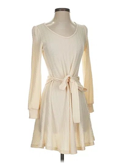 Pre-owned Shein Casual Dress In White