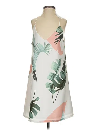 Pre-owned Shein Casual Dress In White