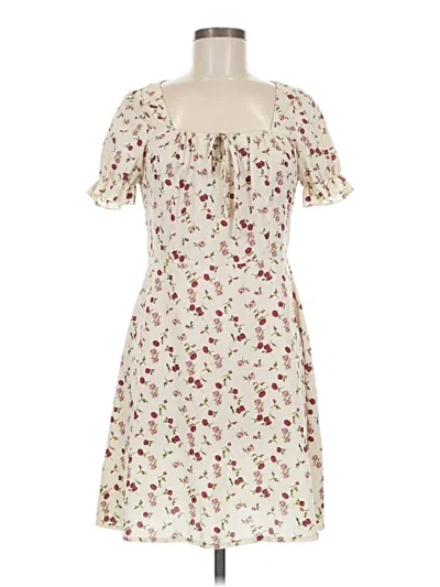 Pre-owned Shein Casual Dress In White