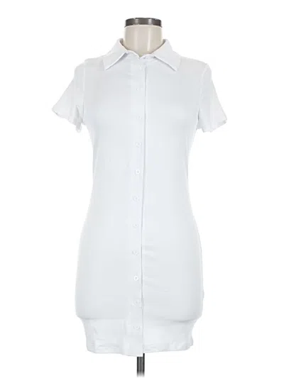 Pre-owned Shein Casual Dress In White