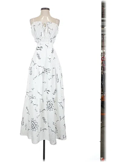 Pre-owned Shein Casual Dress In White