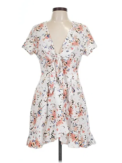 Pre-owned Shein Casual Dress In White