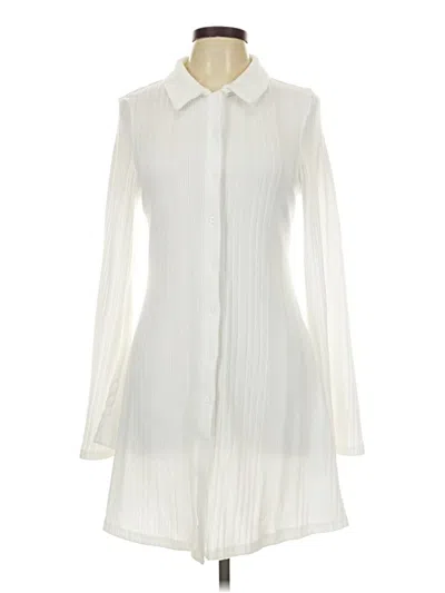 Pre-owned Shein Casual Dress In White