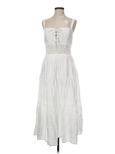 Pre-owned Shein Casual Dress In White