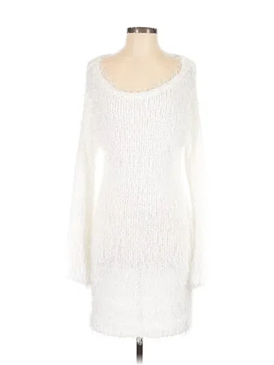 Pre-owned Shein Casual Dress In White