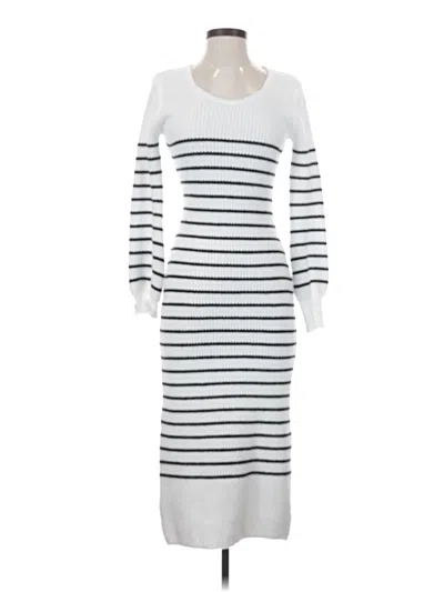 Pre-owned Shein Casual Dress In White