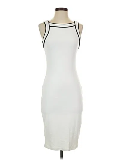 Pre-owned Shein Casual Dress In White