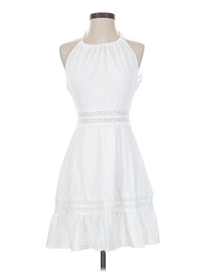 Pre-owned Shein Casual Dress In White