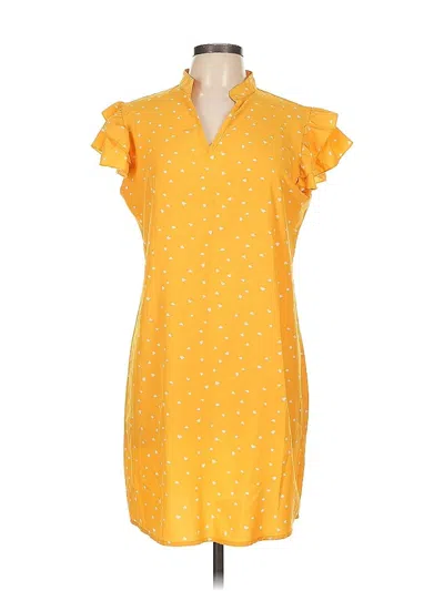 Pre-owned Shein Casual Dress In Yellow