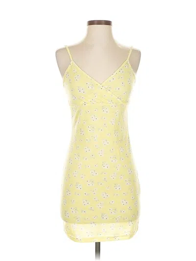 Pre-owned Shein Casual Dress In Yellow